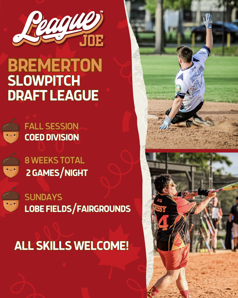 Bremerton Slowpitch Softball Draft Logo